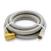 TT FLEX Universal Dishwasher Installation Kit,6 Ft Stainless Steel Dishwasher Hose,Burst Proof Water Supply Line with 3/8" Compression Connections