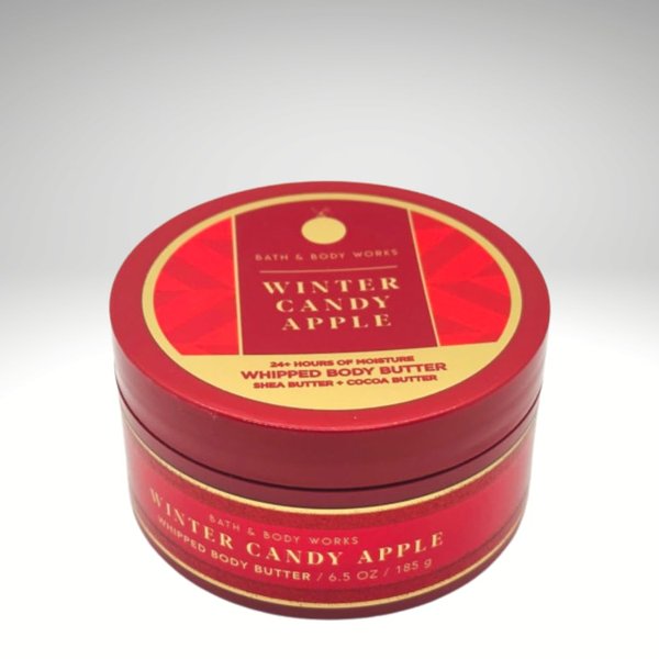 Generic Bath & Body Winter Candy Apple Whipped Body Butter, 6.5 oz. / 185 g (Packaging May Vary)