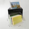 Bosssico Clear Index Card Holder Acrylic Postcard Stand Display Rack, Fit 3 x 5 Cards, 2 Pack