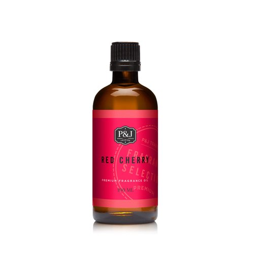 P&J Trading Fragrance Oil | Red Cherry Oil 100ml - Candle Scents for Candle Making, Freshie Scents, Soap Making Supplies, Diffuser Oil Scents