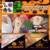 EMOME Halloween Party Favors Tattoo Stickers Luminous, Glows Temporary Tattoos for Kids Birthday Party Decorations Supplies, Halloween Candy Goodie Treat Bag Fillers (100 Pcs)