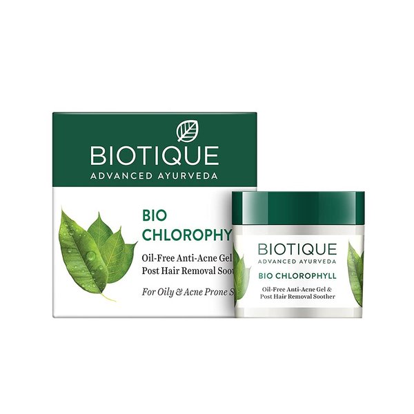 Biotique Oil Free Anti-Acne Gel - Chlorophyll 50g