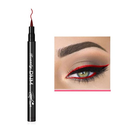 MAFK Liquid Eyeliner, Matte Red, Waterproof, Smudge-Proof, Easy to Use and Remove
