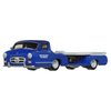 Hot Wheels Team Transport Culture Die-cast Cars, Mercedes-Benz 300 SL, MB Blaues Wunder Flatbed Truck, 1:64 Scale Model