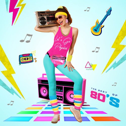 CICOCI 80s Outfit For Women Workout Clothes Costume with 80s Accessories Set Retro Party Leg Warmers Headband