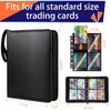 Trading Card Binder 400 Pockets Card Holder with 50 Sleeves, Card Collection Binder, Trading Card Holder Album Folder Book for TCG Sports Football Baseball Game Cards and More