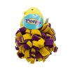Peeps for Pets Plush Chick Fleece Bottom Toy for Dogs for Pets Squeaker Dog Toy, Yellow/Purple| Dog Toy is a Fun and Cute Way to Entertain Your Pet