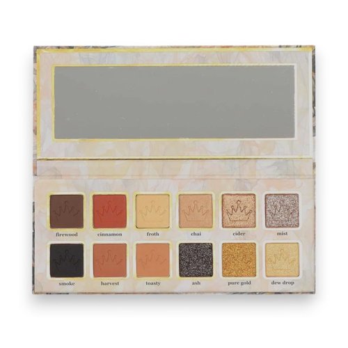 F.A.R.A.H Beauty Smoky Palette - 12 Pan Eyeshadow Palette with Mirror - 7 Mattes, 1 Pearl, 3 Shimmers, 1 Glitter