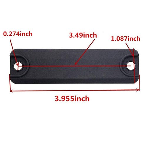 Trunk Rear Hatch Liftgate Door Handle Switch Latch Cover Release Button Rubber Cover for Prius Avalon Sequoia Camry 4Runner Sienna Scion 84905-47010 84840-21010 926-098 84840-47020 (Black)