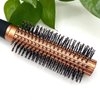 Leenchi Round Hair Brush Wet Hair Brush Detangler Brush for Blow Drying AntiStatic Nylon Bristle Hair Comb Brush Detangling Hair Brushes for Women and Men All Hair Types Curly and Straight Wet and