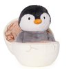 2025 New Penguin Egg Plush Pillow, 13in Surprise Zip-Up Egg Hideaway Penguin Stuffed Animal, Cute Stuffed Toys for Boys and Girls Birthday, (Penguin+Egg)