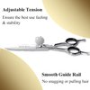 Hair Cutting Scissors Professional Barber Shears for Hair Cutting 6 Inch Sharp Haircut Scissors for Women Men Salon Japanese Stainless Steel with Fine Adjustment Tension Screw