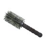 Ibiza Hair Professional Round Boar Hair Brush (MB4, 65mm), Reinforced Blonde & Black Bristles & Cork Handle, For Volume & Smoothness, Add Texture & Shine for Medium to Long Hair