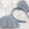 ZCMG Halloween Elephant Ears Headband Bow Tie Tail Gray Elephant Hair Hoops Headpiece Women Bowtie Animal Headpiece Hairband Hair Bands Cosplay Dress Up Baby Shower Festival Birthday Party Accessories