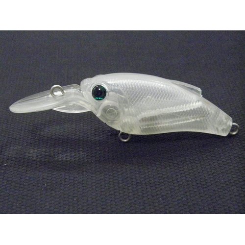 wLure 10 Blank Unpainted Crankbait Wide Wobble Medium Diver Jerkbait Slow Floating Fishing Lures with Free Eyes UPC647