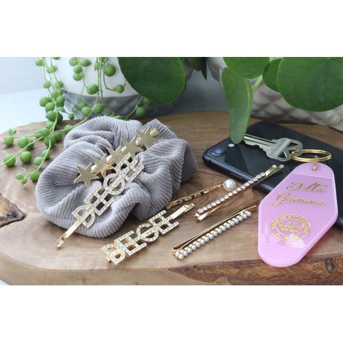 Delta Gamma - Sorority Hair Clips - 6/pack