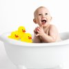 Kalafona Rubber Yellow Ducks/ Ducky No Hole Waterproof No Squeak Bath/Pool/Water Float Toy Stuffed with Sealed Plug Without Hole for Kids in Bulk