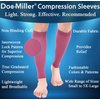 Doc Miller Premium Calf Compression Sleeve 1 Pair 20-30mmHg Strong Calf Support Fashionable Colors Graduated Pressure for Sports Running Muscle Recovery Shin Splints Varicose Veins (Maroon, Small)