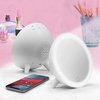 Aduro Vanity Mirror Makeup Mirror With Lights And Wireless Speaker, U-reflect Plus Audio Home Beauty LED Wireless Travel Smart Mirror, Compact Rechargeable