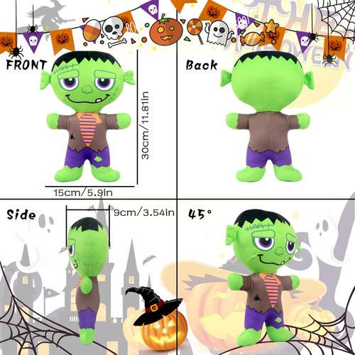 DBPBToU Small Stuffed Animals 8-inch, Stuffed Animals for Kids, Soft Stuffed Animal Stuff for Kids, Birthday Party Favors School Prizes (Zombie)