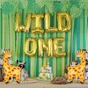 Giraffe Foil Balloons Big Jungle Safari Animal Birthday Party Decorations Giant Safari Balloon For Boy Wild One Theme Zoo Gender Reveal Decor Yellow
