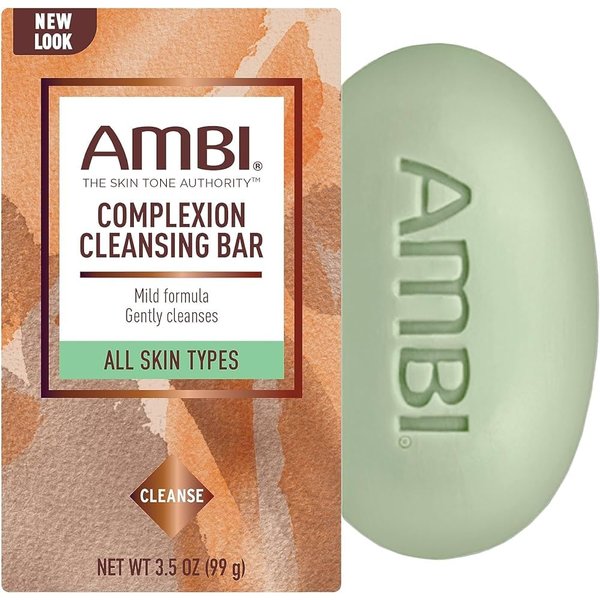 Ambi Complexion Cleansing Bar Soap, 3.5 oz (Pack of 3)