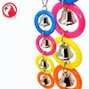 Bonka Bird Toys 945 4 Ring A Ding Bird Toy African Grey Budgie Parakeet Cockatiel Lovebird Cage Parrot Toys