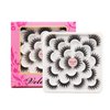 Veleasha Lashes 10 Pairs Natural Fluffy False Eyelashes Soft Wispy Lashes 3D Faux Mink Lashes Pack (V06)