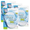 HartFelt Body Scrub Oval Exfoliating Skin Care Sponge Pad, Made in USA, Clean and Refresh Body, Back, Arms, 4 Count
