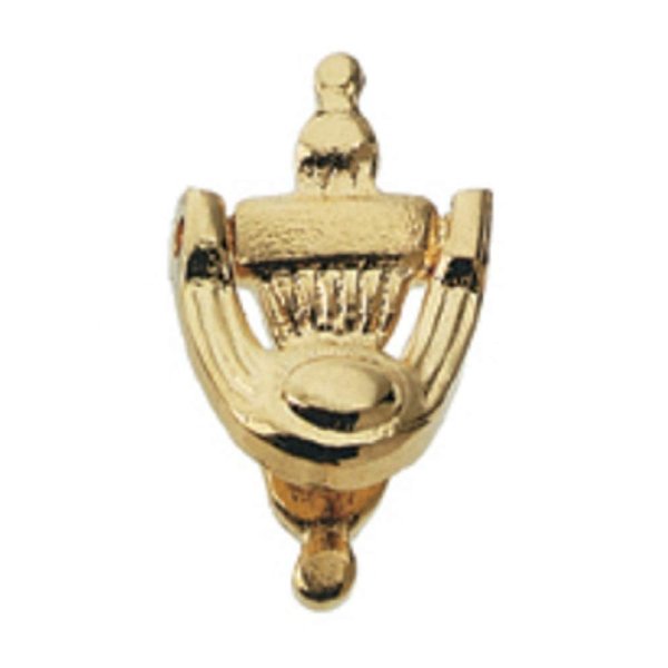 Dollhouse Miniature Gold Plated Working Door Knocker by Houseworks