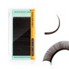 NAGARAKU Eyelash Extensions Dark Brown Color 0.07mm D curl 7-15mm Mix Tray Individual Lashes Classic Faux Mink Volume 20 rows Soft Light