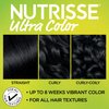 Garnier Hair Color Nutrisse Ultra Color Nourishing Creme, BL11 Jet Blue Black (Black Currant) Permanent Hair Dye, 1 Count (Packaging May Vary)