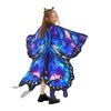 plainshe Halloween Costumes for Girls，Butterfly Wings Kids, Fairy Wings Blue，3PCS Butterfly Costume Set.