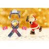 E-TING Santa Hat+Sock+Scarf Clothing for elf Doll