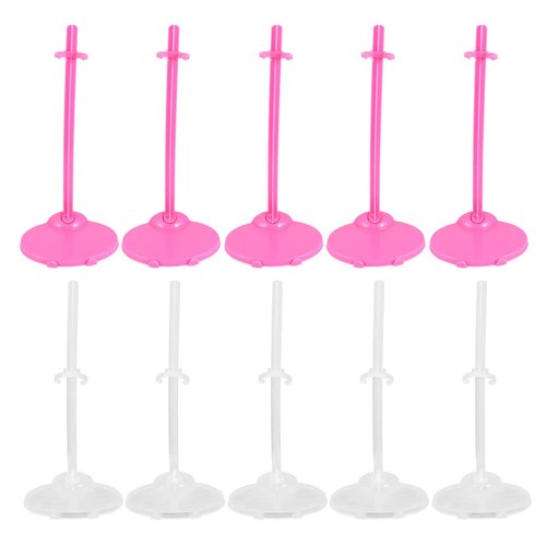 Action Figure Stand 20pcs Doll Display Stands Holder Puppet Doll Bracket Support Bear Stand Action Figures Doll Accessories Adjustable Stand