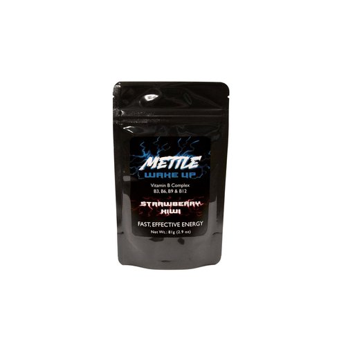 Energy Drink Powder - 100 Servings | Sugar Free | 200mg Caffeine - Mettle Energy Drink Mix (Strawberry Kiwi)