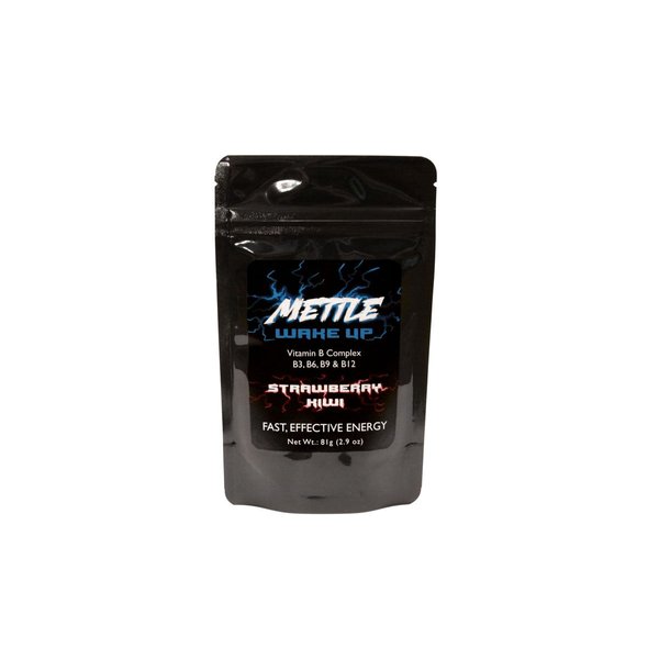 Energy Drink Powder - 100 Servings | Sugar Free | 200mg Caffeine - Mettle Energy Drink Mix (Strawberry Kiwi)
