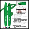 HOSAILY Eye Black Stick, Green Eyeblack Sporting Face Paint for Softball Baseball Football Lacrosse Long Lasting Cream Face Body Paint Stick for Halloween Costume Cosplay Party Eye Makeup-Green,1pcs