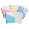 Avery Binder Pockets for 3 Ring Binders, Assorted (Blue, Clear, Green, Pink and Yellow), Pack of 5 Binder Pockets (75244)