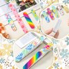 60 Pcs Nail Files for Acrylic Nails 150/150 Grit Double Sides Emery Boards Mini Nail Files 3 Sizes Fingernail Files for Home Salon Use (Classic Pattern)