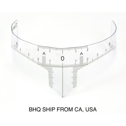 Reusable Microblading Eyebrow Stencil Makeup Measuring Shaper Ruler Tool
