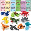 Building Block and Card, 30 Building Blocks and 30 Cards for Kids' Party Favors, Birthday Gifts, Classroom Prizes, and Holiday Goodie Bags, Ocean Animal