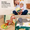 Little Big Friends Soft Activity Cube | Developmental Toy| Encourages Hand-Eye Coordination and Motor Skills | Jungle