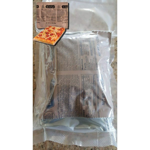 Pepperoni Pizza Military MRE 2025 Inpection Ready to Eat meals Full Meal Sopakco Survival