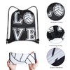 Topbuti 4 Pcs Volleyball Accessories Volleyball Knee Pads Volleyball Arm Sleeves Protection Volleyball Headband Drawstring Bag for Women Girls Youth Teens Training