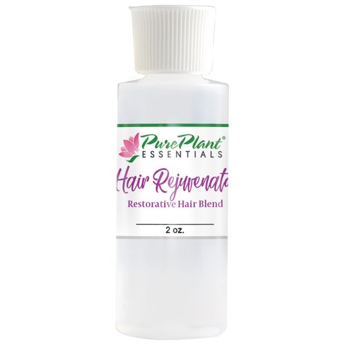 PurePlant Essentials 100% Pure Hair Rejuvenator Restorative Hair Blend Organic and Wild Crafted Essential Oils Diluted in Light Coconut Oil - 2 Ounce