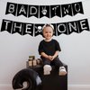 Bad Two the Bone Banner, 2nd Birthday Party Decorations, Rock N Roll Bone Skull Second Birthday Decoration, Born to Rock Music Theme 90s Birthday Party Supplies Black for Boys Kids