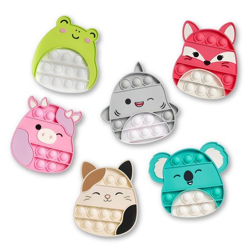 Top Trenz Pop Fidgety Mystery Bag- Stress-Relieving Sensory Toy, Party Favors, and Engaging Hand Activity – Comes with 1 Mystery Squishmallows Pop Toy per Purchase