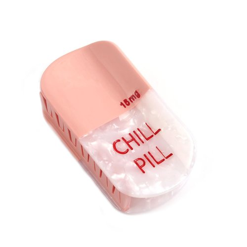 Chill Pill Hair Claw Clip Pharmacy Claw Clip Personalized claw hair Clip Fun Summer Acetate Hair Claw Accessories for Women