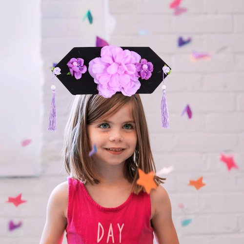 PRETYZOOM Girls Dresses 4pcs Chinese Hair Accessories - Vintage Qing Dynasty Hairhoop, Ancient Princess Headband, Royal Headpiece for Women Girls, Random Color, Plastic, 25x23x1cm, Hand Wash Only